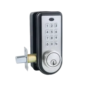 Zinc Alloy Smart Electronic Door Lock with Password and Key Control for Steel and Glass Doors