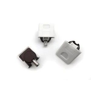 Zinc Furniture Connector Fittings 2-in-1 Cam Lock Screw Set with Plastic Expansion Dowel and Cabinet Shelf Support Pegs